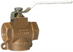 Groco Full Flow 3 Way Bronze Valves